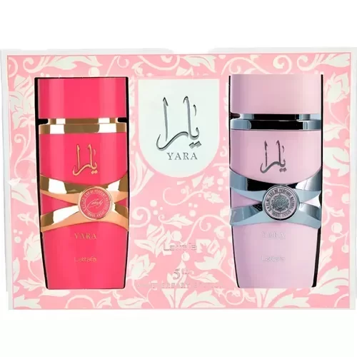 Producto - Lattafa Set Aniversary Edition Yara EDP 100ML + Yara Candy EDP 100ML Femenino