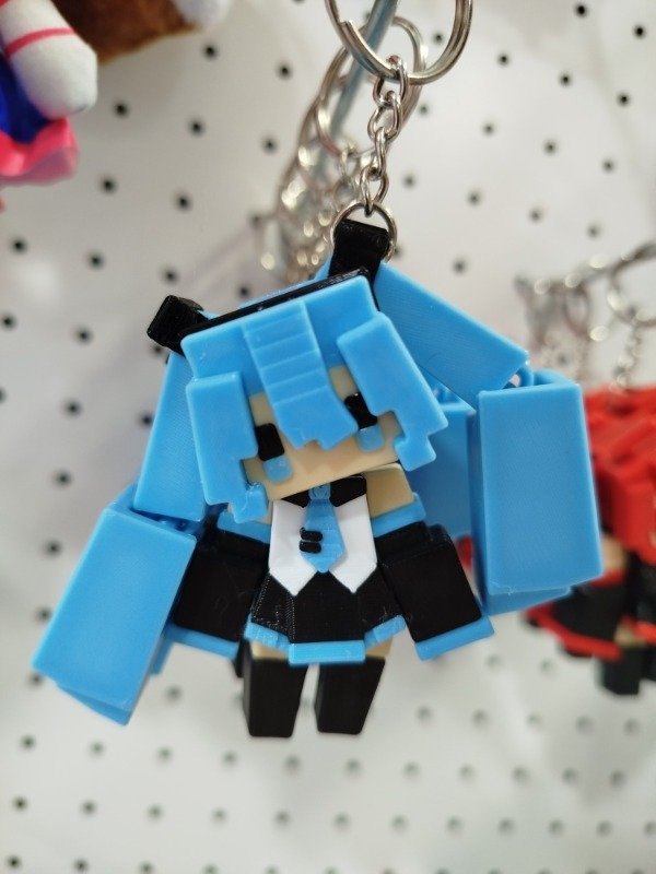 Producto - LLAVERO 3D HATSUNE MIKU VOCALOID