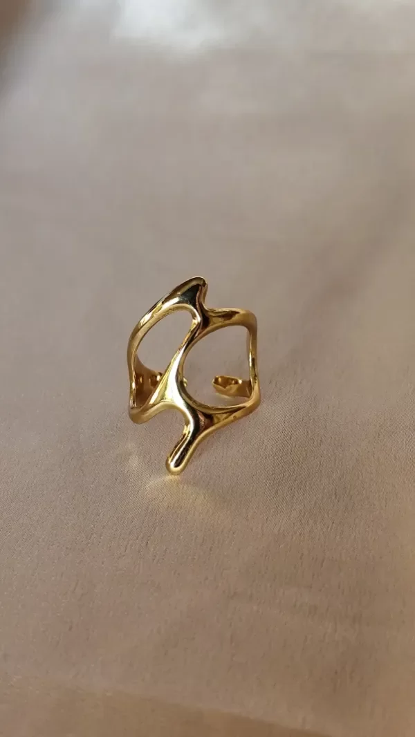 Producto - Anillo LÚMERA Dorado Cicifus