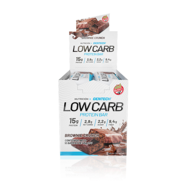 Producto - CAJA LOW CARB PROTEIN BAR x10 - GENTECH