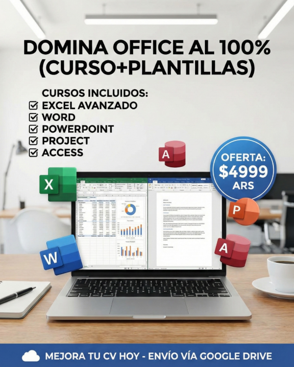 Producto - N49: CURSOS DE OFFICE + PLANTILLAS + INSTALADORES!