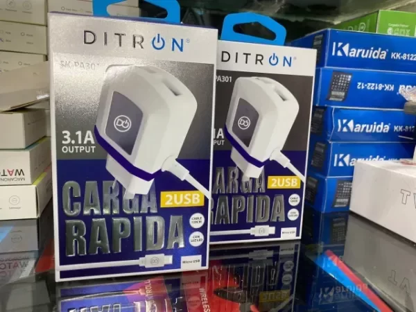 Producto - Cargador DITRON 3.1A MICRO Tipo B
