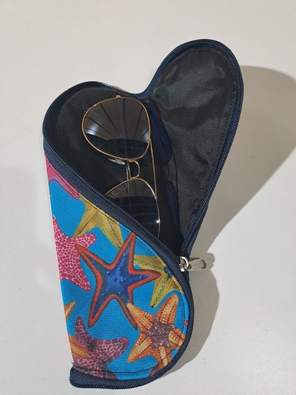 Producto - Porta anteojos corazon ( eleccion de estampados)