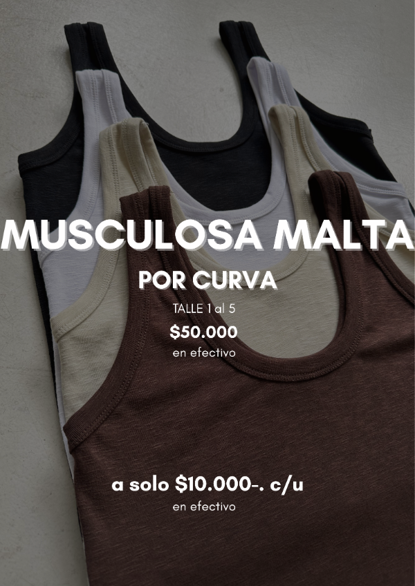 Producto - Musculosa MALTA - Hueso - 5