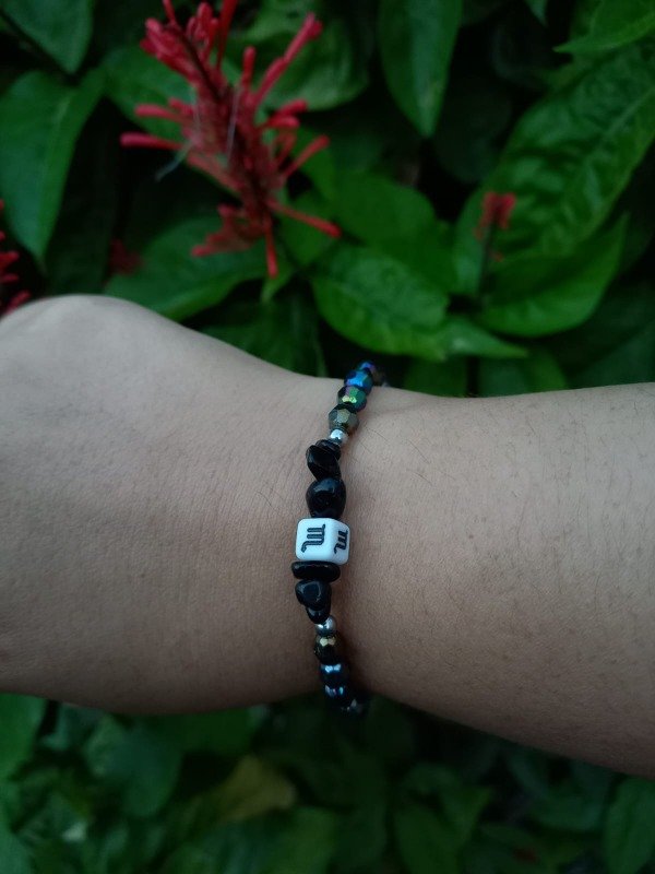 Producto - Escorpio - Pulsera Vibracional Color Obsidiana