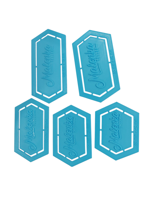 Producto - Plantilla exagono largo x 40