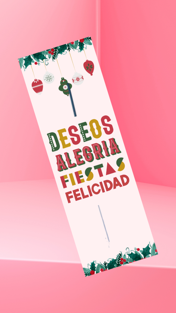 Producto - Porta estrellitas navideñas x5und (solo empaque)