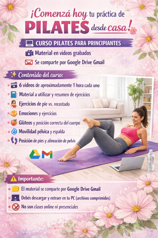 Producto - PILATES PARA PRINCIPIANTES EN VIDEO