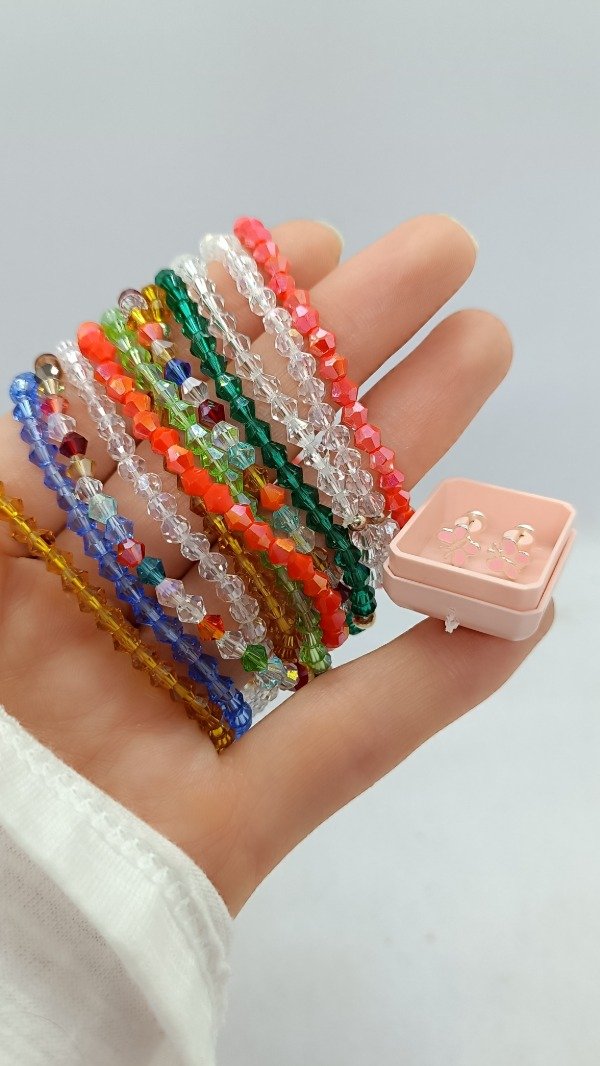 Producto - PROMO Pulsera Cristal + Abridores Plata