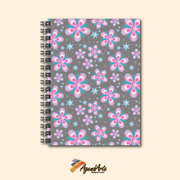 Producto - Cuaderno Anotador A5 - Tapa Dura - 80 hojas Diseño 3