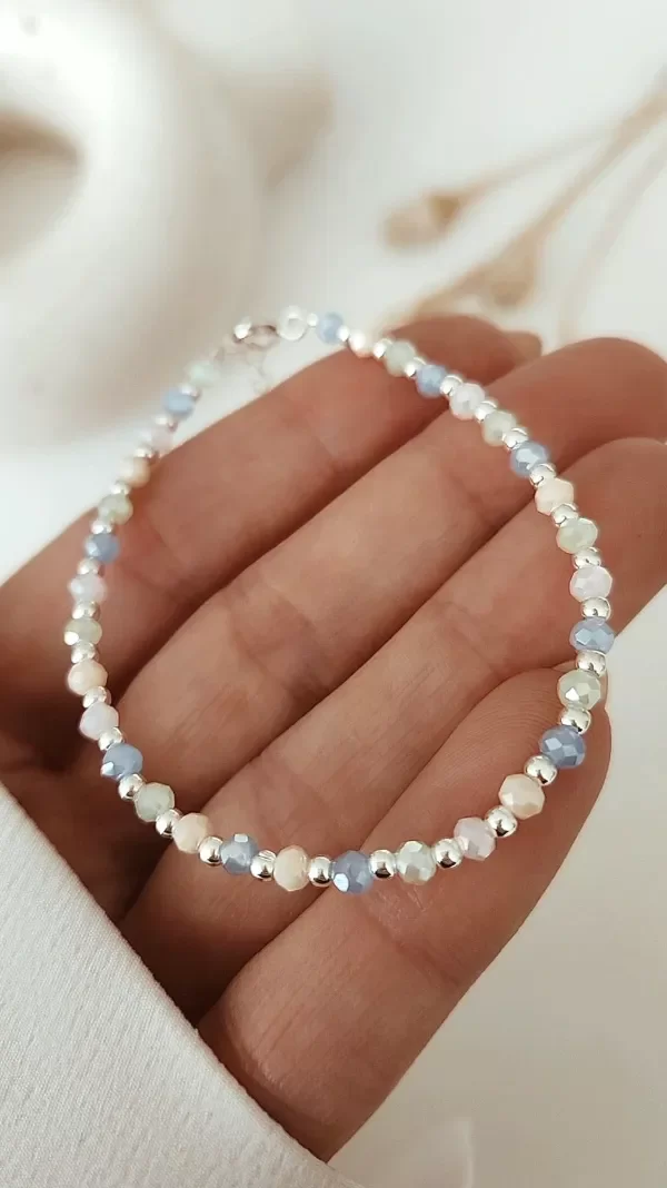 Producto - Pulsera cristales multicolos pastel P925