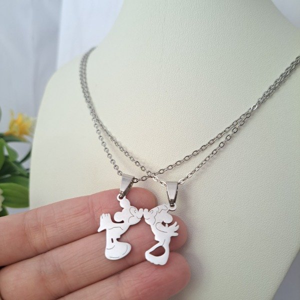 Producto - Dije o Collar Compartir Minnie y Mickey