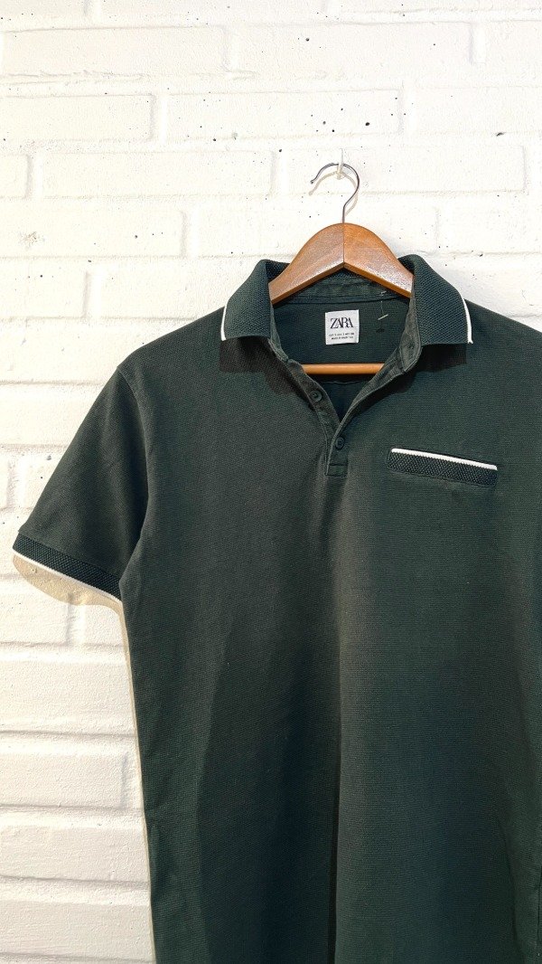 Producto - Chomba verde - Zara (S)