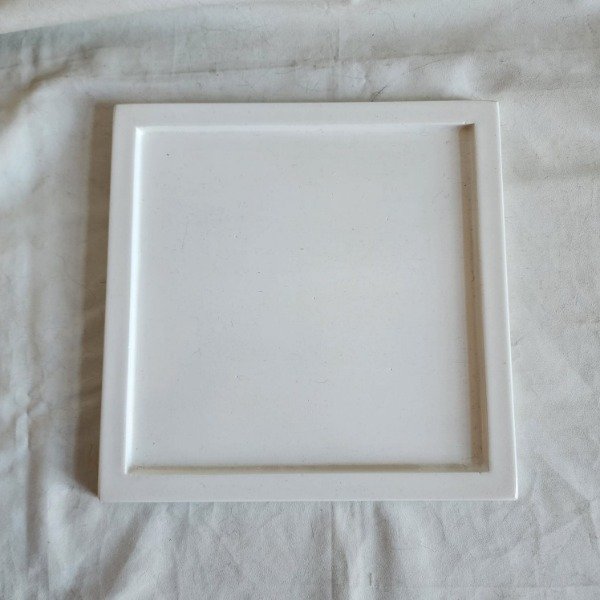 Producto - Bandeja Cuadrada De Cemento - 21 Cm X 21 Cm
