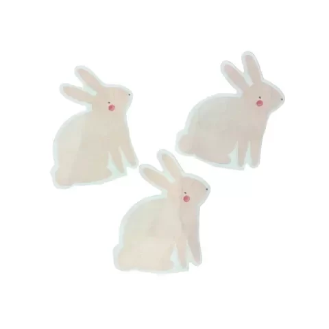 Producto - Servilleta x12un forma de conejo