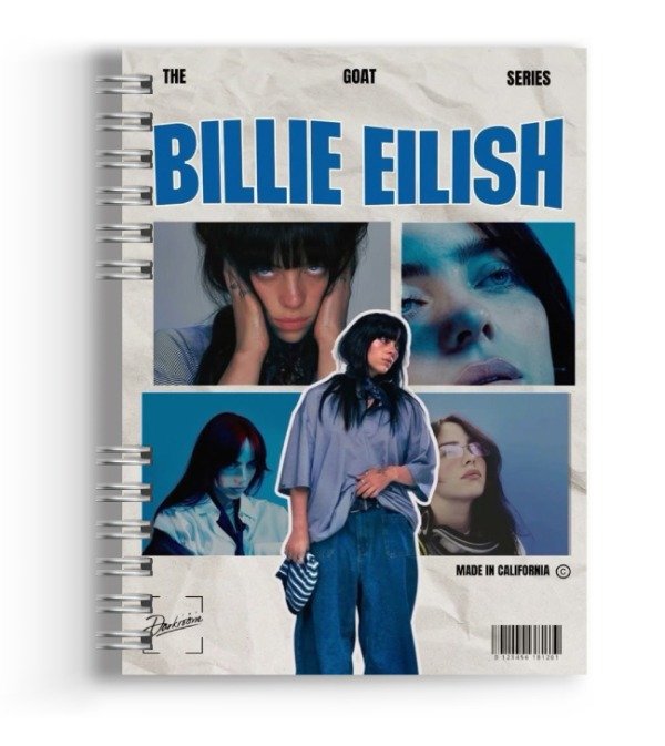 Producto - Cuaderno Rayado Billie Eilish