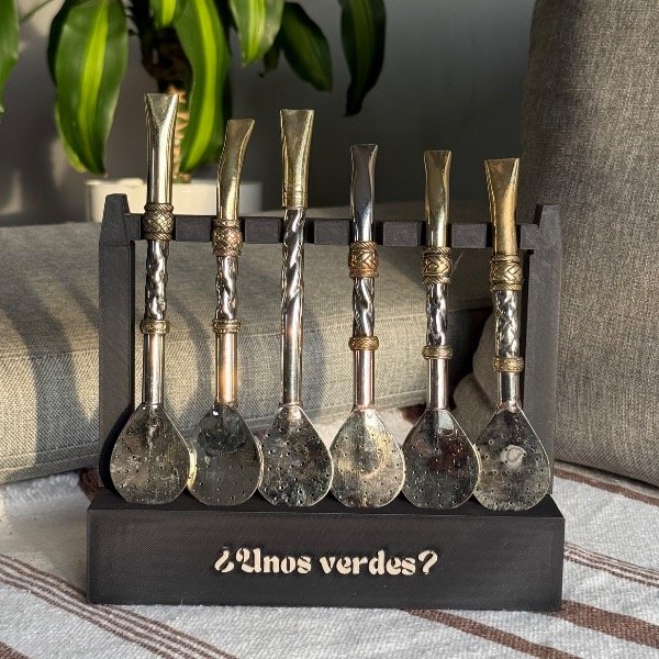 Producto - PREVENTA / Bombillon de Alpaca y Bronce Pala Ancha