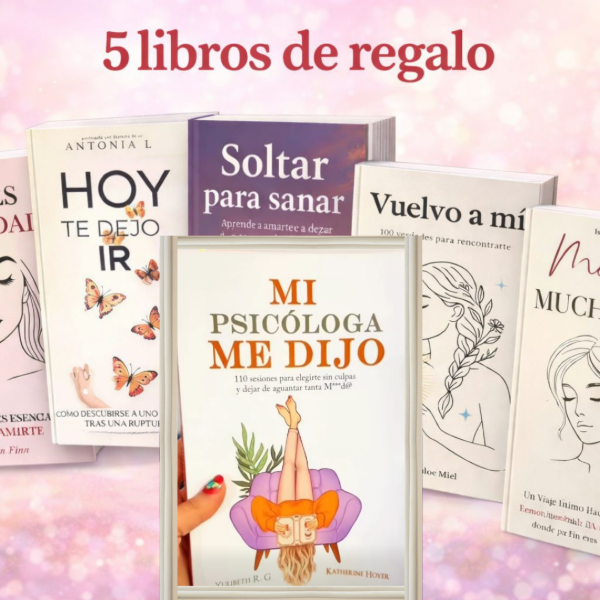 Producto - Libro Mi psicóloga me dijo + 5 libros Regalo