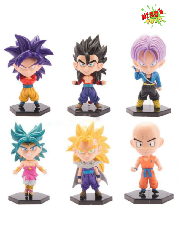 Producto - Dragon Ball set x6 (13CM) - Figura Dragon Ball - Nirostoys