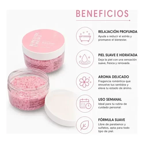 Producto - Sales de baño Romántic Essence - City Girl - 1