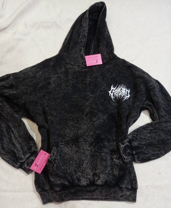 Producto - Buzo over batik negro