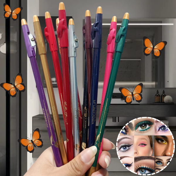 Producto - SET DE DELINEADOR EN LÁPIZ CON SACAPUNTA X12 UNIDADES