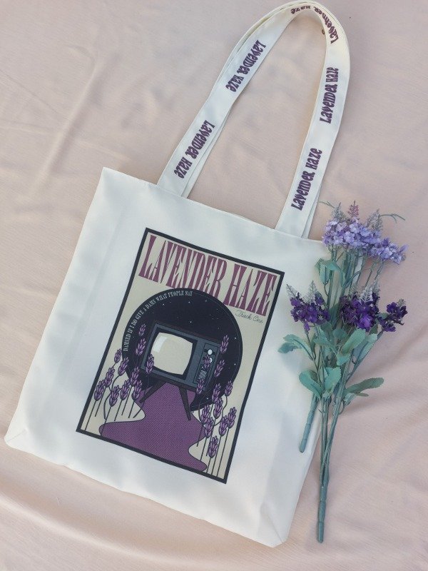 Tote bag Lavender haze
