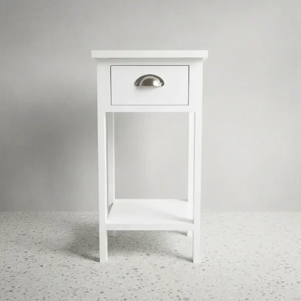 Producto - Mesa De Luz Nordica Chica 30x28x60alt Color BLANCO - 2
