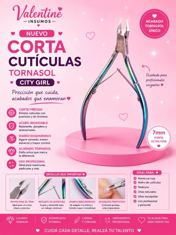 Producto - CORTA CUTICULA TORNAZOL CITY GIRL 7MM