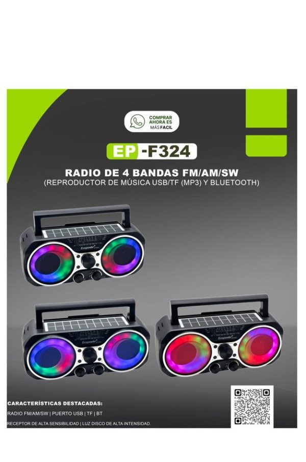 Producto - Radio Ecopower f-324