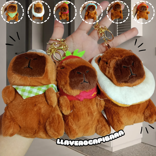 Producto - LLAVERO DE CAPIBARA (SE ENVÍA SURTIDO)