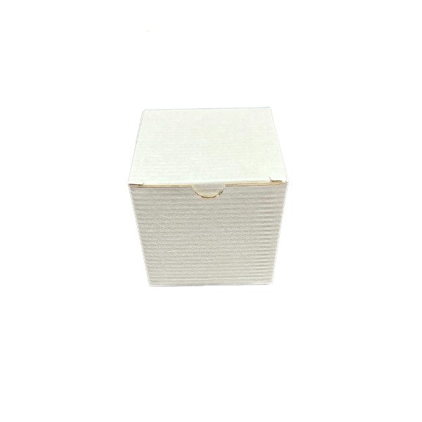 Producto - Pack 100 cajas de 12x12x12 cm de microcorrugado blanco - 1