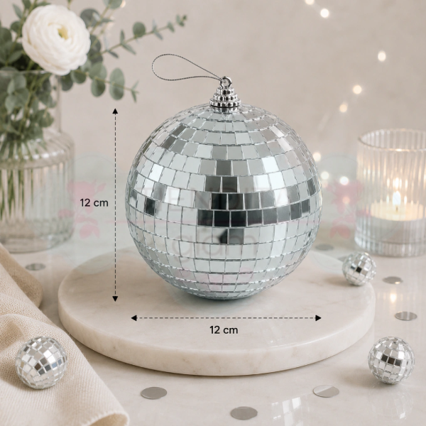 Producto - BOLA DISCO ESPEJADA 12 CM - 0