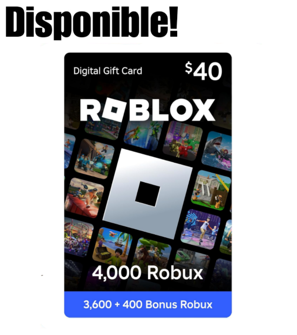 Producto - Gift Card Roblox 4000 Robux