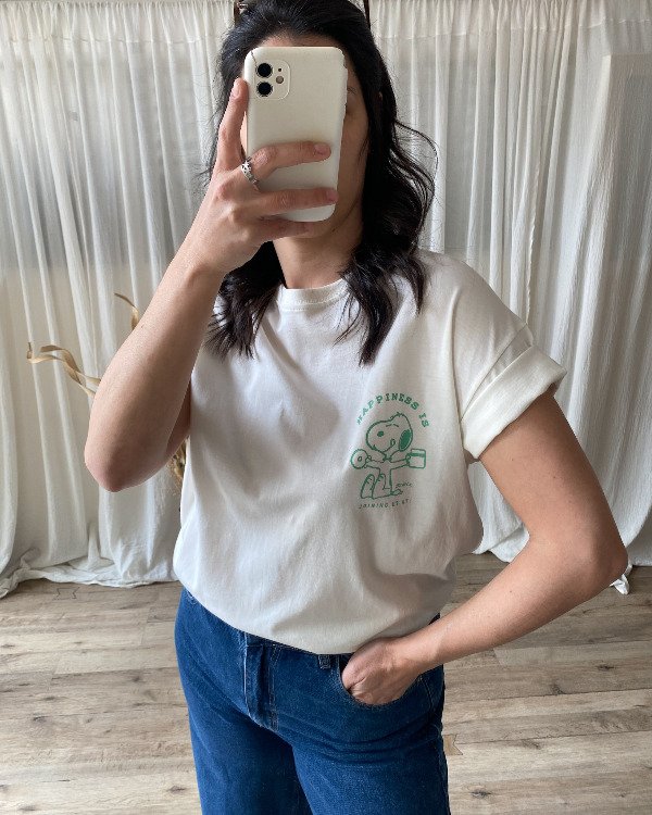 Producto - Remerón Snoopy Crema - 0