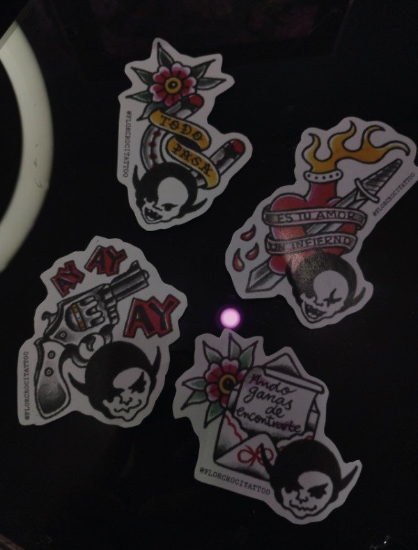 Producto - Stickers LOS PIOJOS - Set x 4