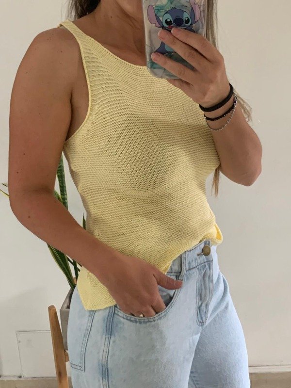 Producto - Musculosa tejida larga - 0
