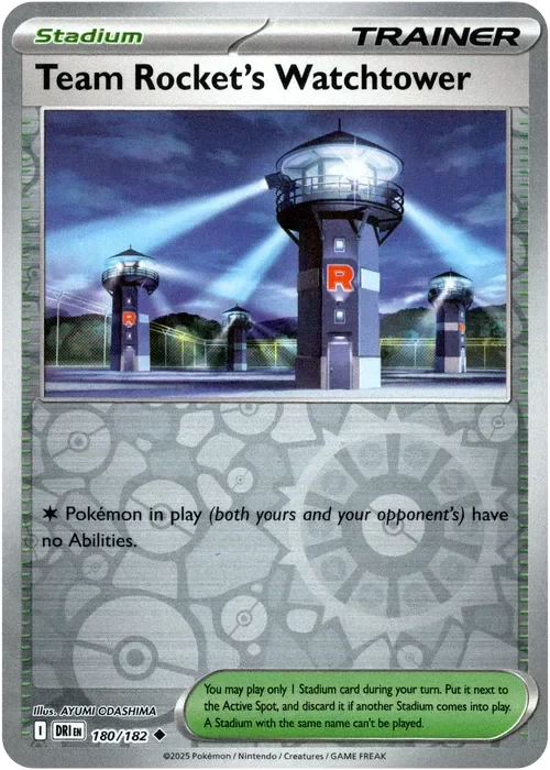 Producto - Team Rocket's Watchtower - 180/182 - Destined Rivals - Reverse Holo