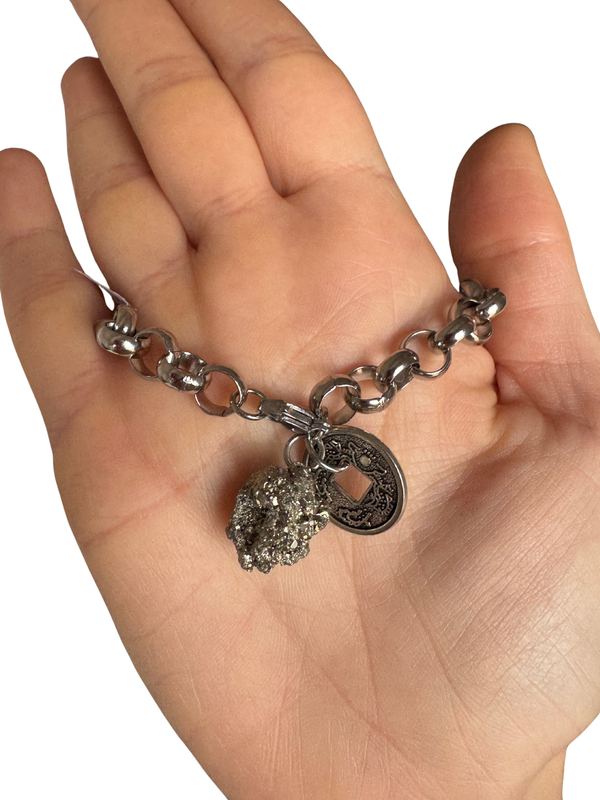 Producto - Pulsera regulable pirita abundancia