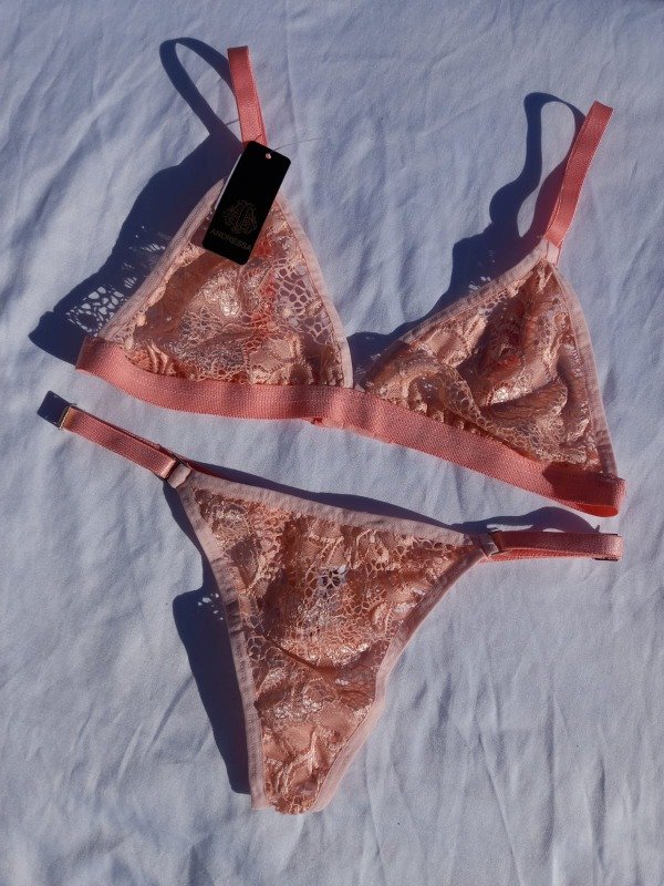 Conjunto clasic salmon t.95