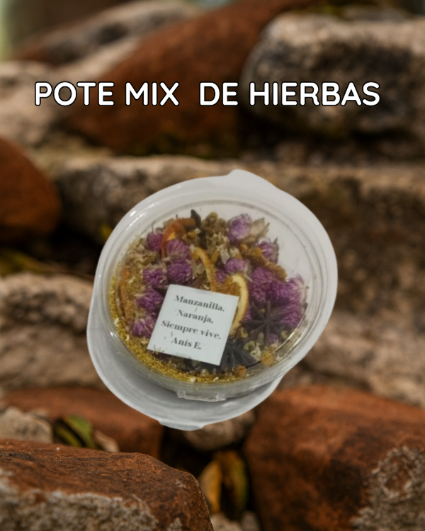 Producto - Pote Mix de Hierbas Naturales Esencia Pura