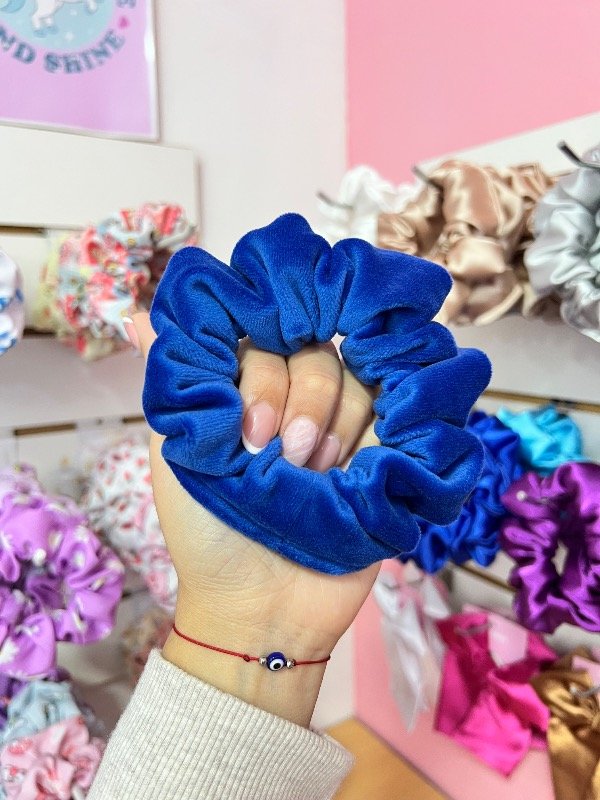 Producto - SCRUNCHIE PLUSH AZUL