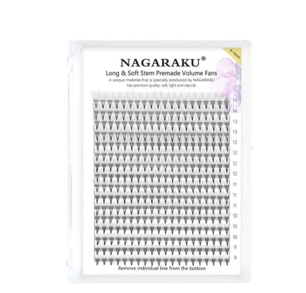 Producto - PESTAÑAS NAGARAKU PREMEDE VOLUMEN FANS 4D Y 5D
