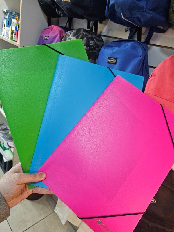 Producto - Carpeta 3 solapas PLASTICO - OFICIO