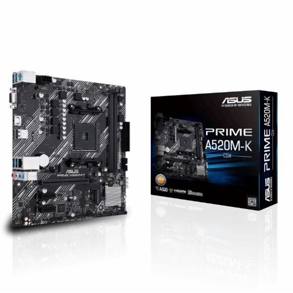 Producto - Placa Madre ASUS AM4 PRIME A520M-K DDR4 BOX M-ATX