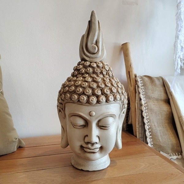 Producto - Cabeza Buda con Llama Sagrada