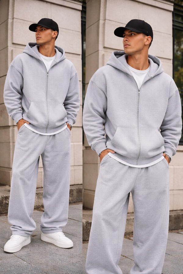 Producto - Conjunto friza gris