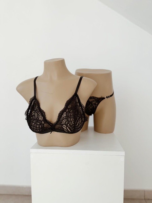 Producto - CONJUNTO ENCAJE MOÑO