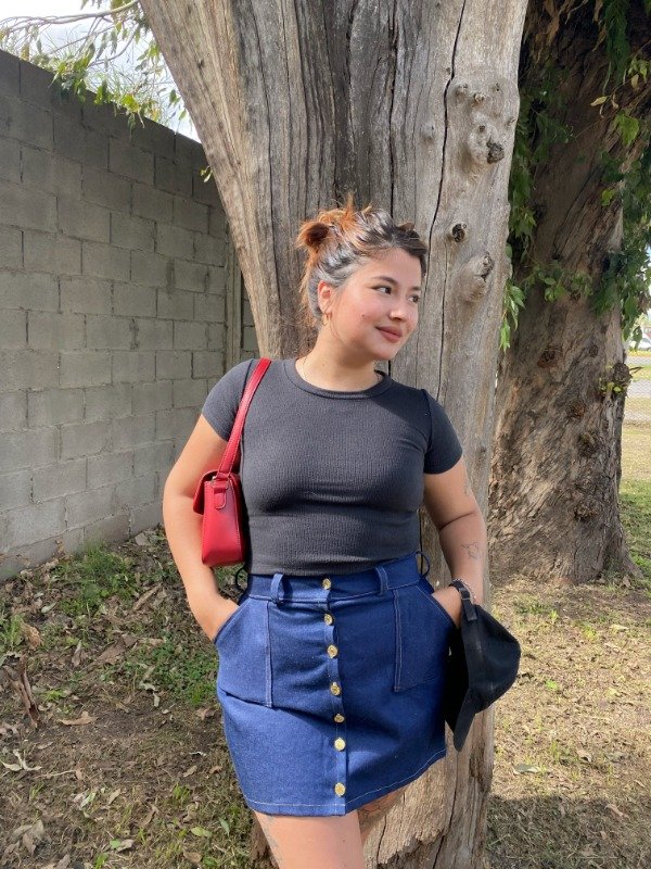 Producto - Pollera Tinnah jeans (por encargue)