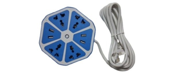 Producto - Zapatilla 4 USB y 4 tomas múltiples